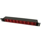Plenty PDU with C14 UPS plug (PLA416-9RC14)